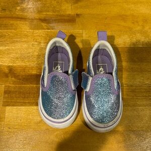 Purple sparkle Vans 5.0 Toddler
